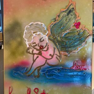 Engel afmeting 40x50